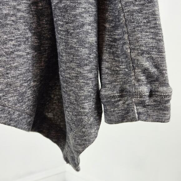 Caslon Open Front Space Dyed Gray Knit Sweater Cardigan | Women's Small - Picture 6 of 12